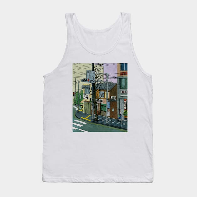 street Tank Top by krevetka_ania